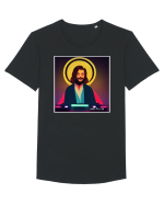 god is a dj Tricou mânecă scurtă guler larg Bărbat Skater