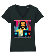 dj god Tricou mânecă scurtă guler V Damă Evoker