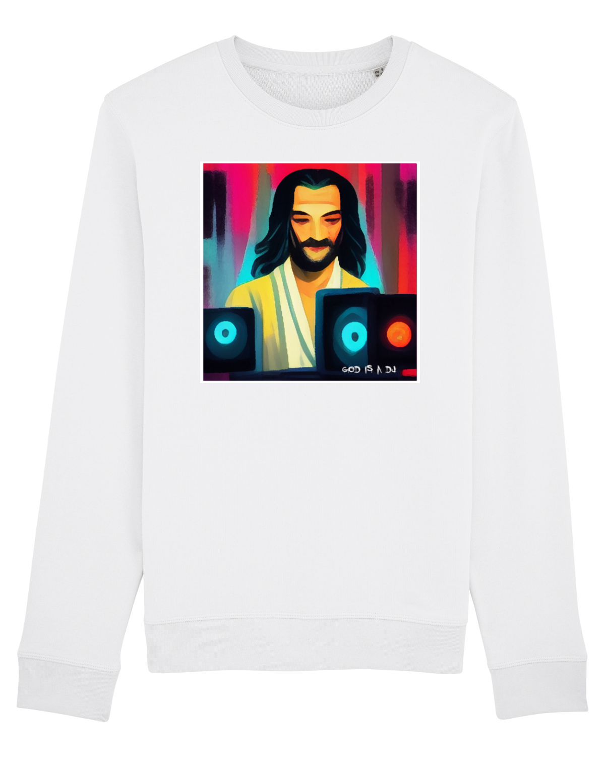 Bluză mânecă lungă Unisex Rise White