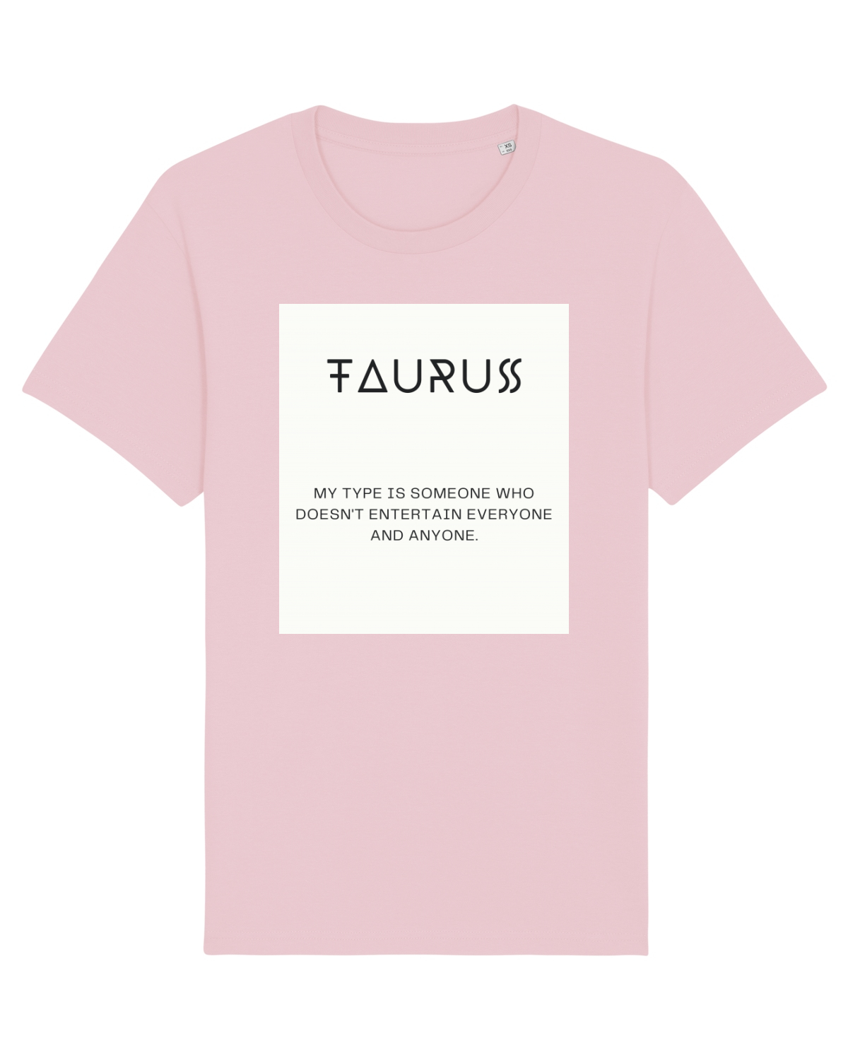 Tricou mânecă scurtă Unisex Rocker Cotton Pink