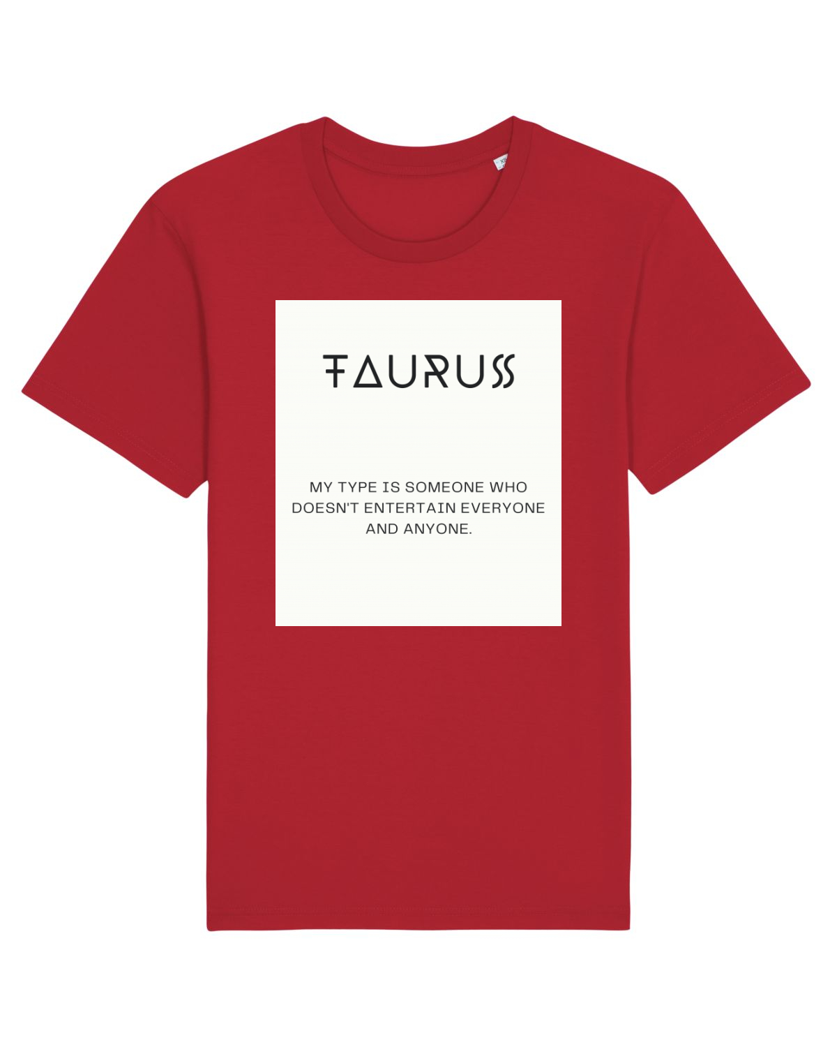 Tricou mânecă scurtă Unisex Rocker Red