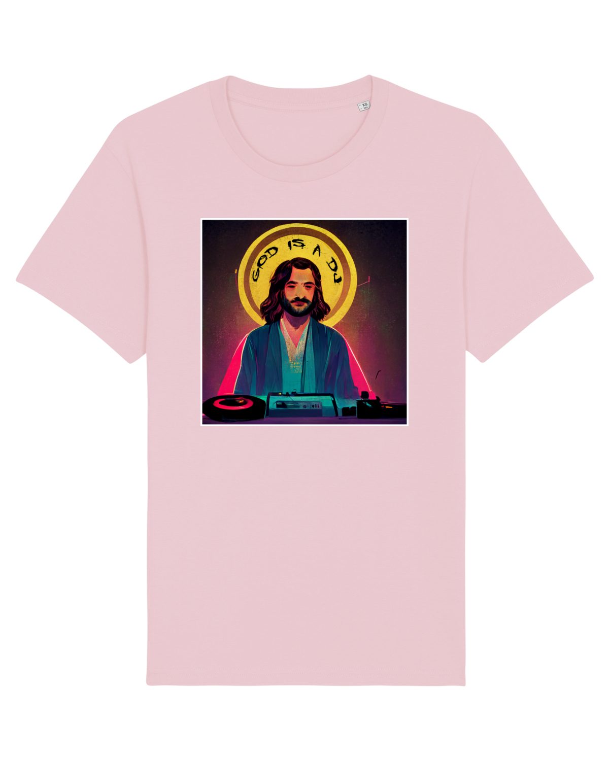 Tricou mânecă scurtă Unisex Rocker Cotton Pink