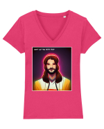 party time Tricou mânecă scurtă guler V Damă Evoker
