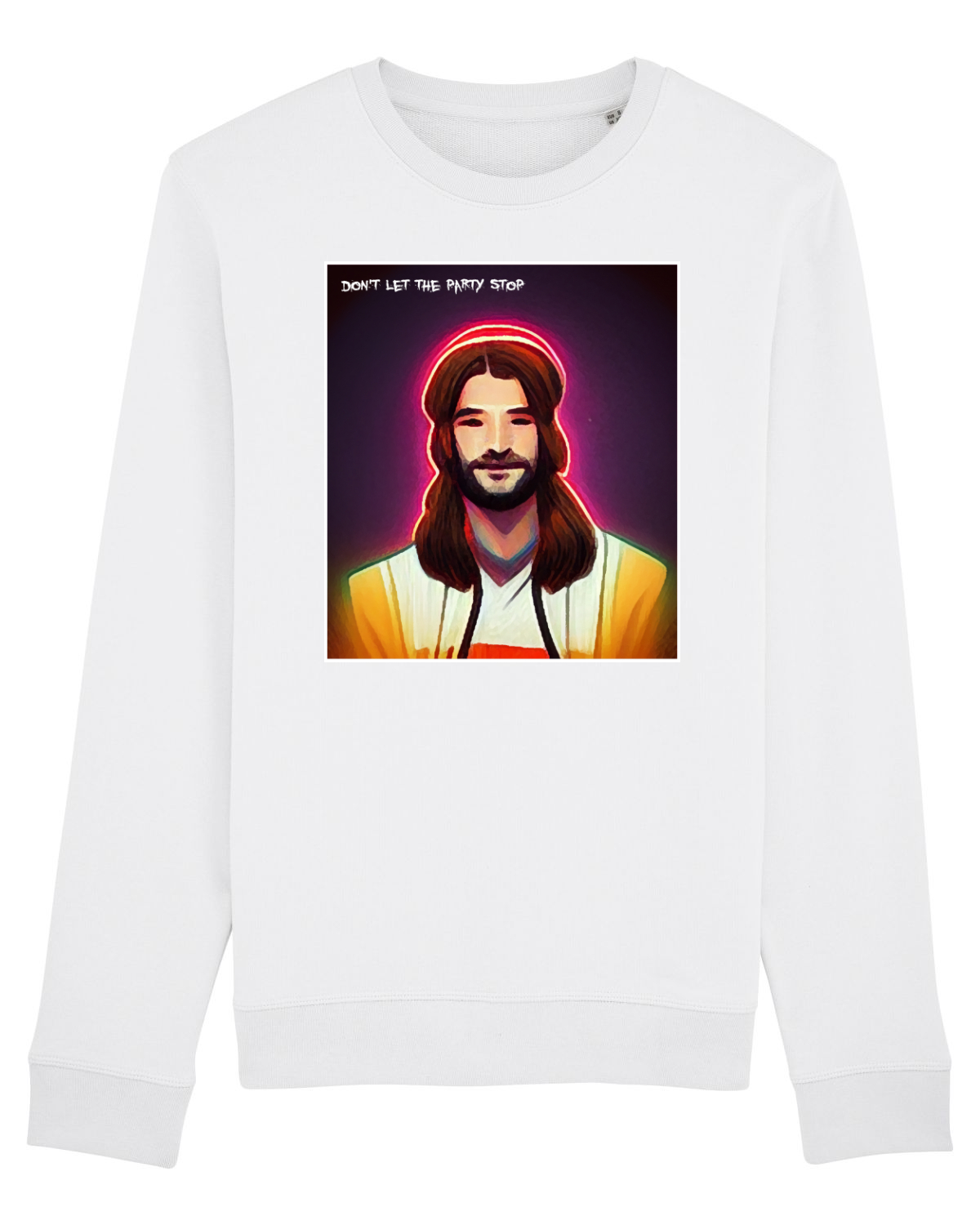 Bluză mânecă lungă Unisex Rise White