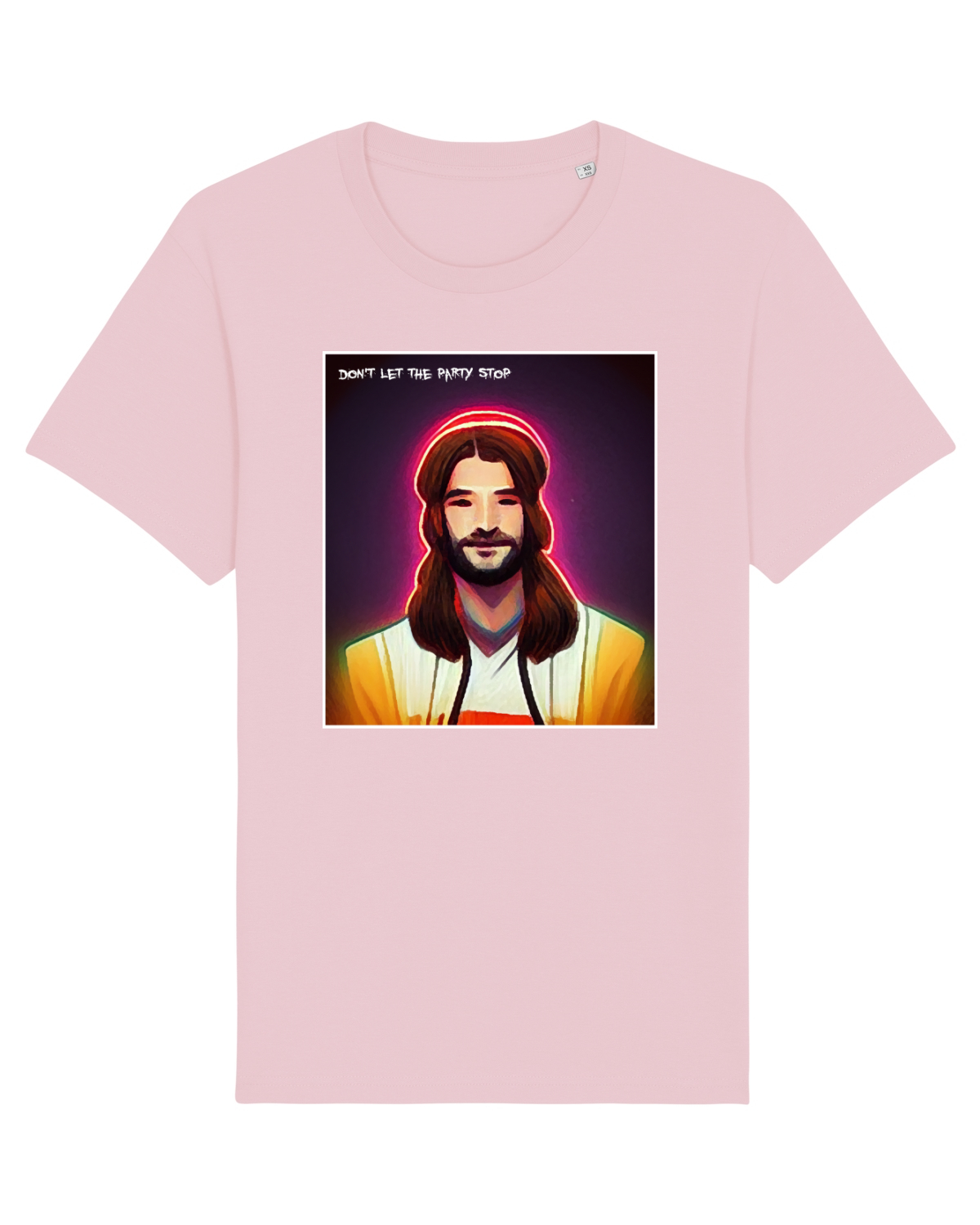 Tricou mânecă scurtă Unisex Rocker Cotton Pink