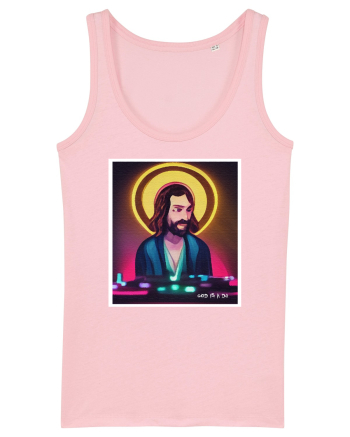 jesus is a dj Cotton Pink