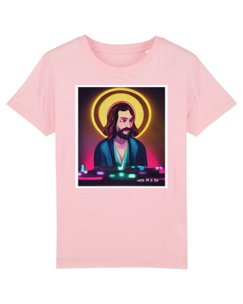 jesus is a dj Cotton Pink