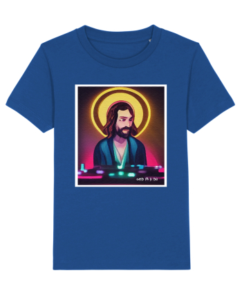 jesus is a dj Majorelle Blue