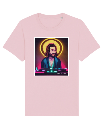 jesus is a dj Cotton Pink