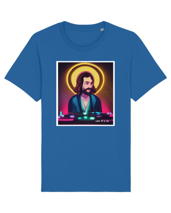 jesus is a dj Royal Blue