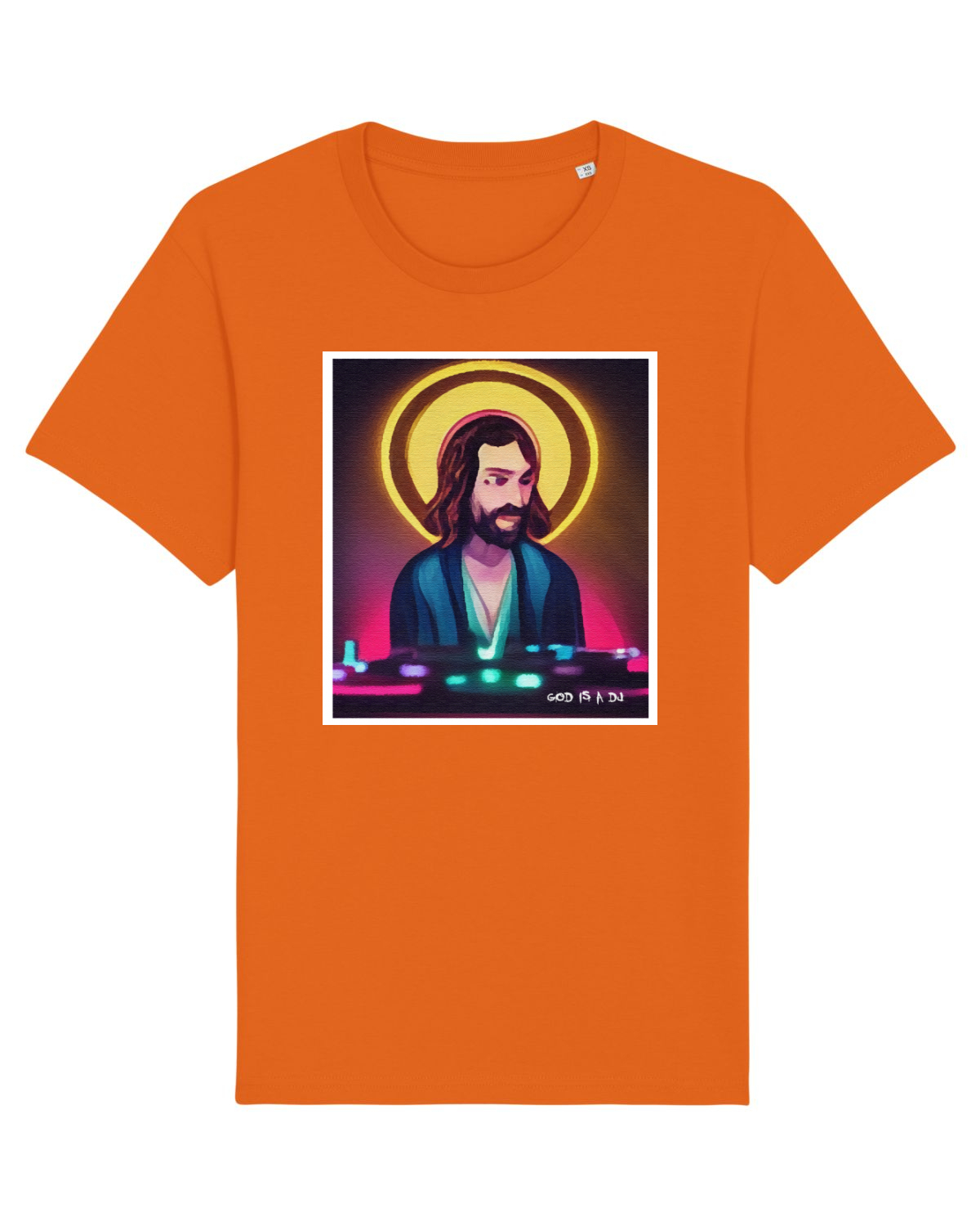 Tricou mânecă scurtă Unisex Rocker Bright Orange