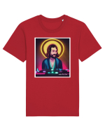 jesus is a dj Tricou mânecă scurtă Unisex Rocker
