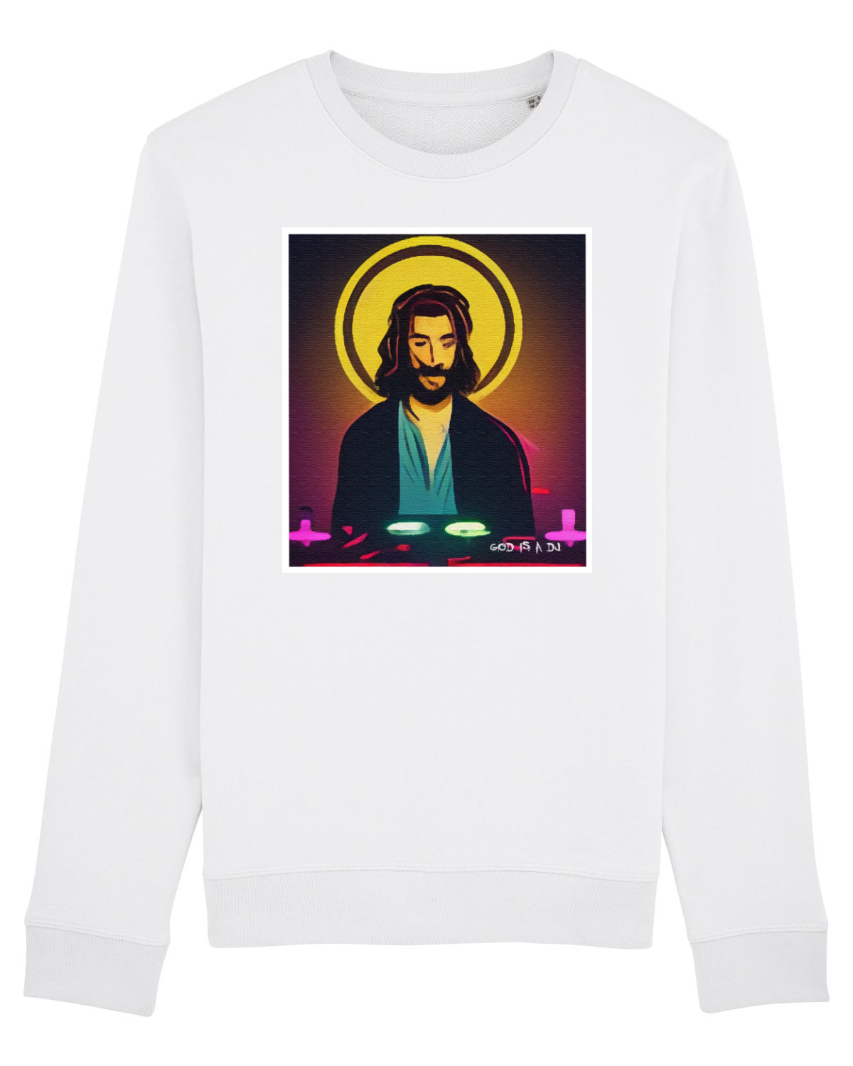 Bluză mânecă lungă Unisex Rise White