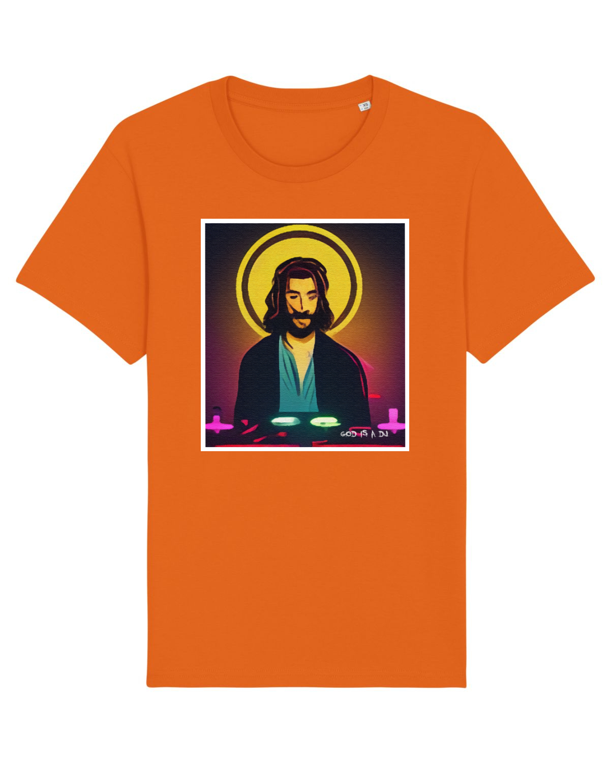 Tricou mânecă scurtă Unisex Rocker Bright Orange
