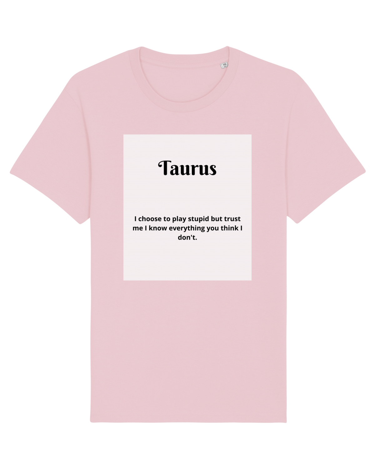 Tricou mânecă scurtă Unisex Rocker Cotton Pink
