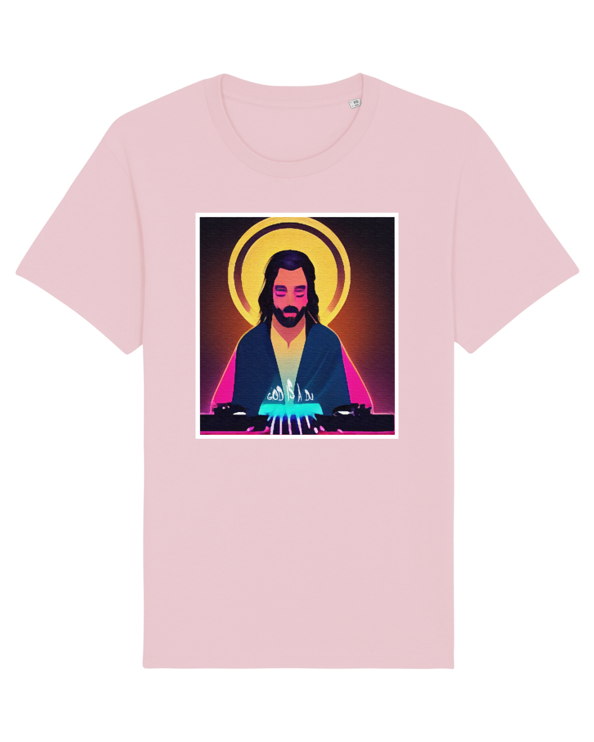 Tricou mânecă scurtă Unisex Rocker Cotton Pink