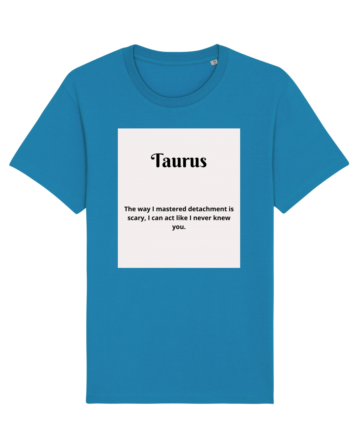 Tricou mânecă scurtă Unisex Rocker Azur