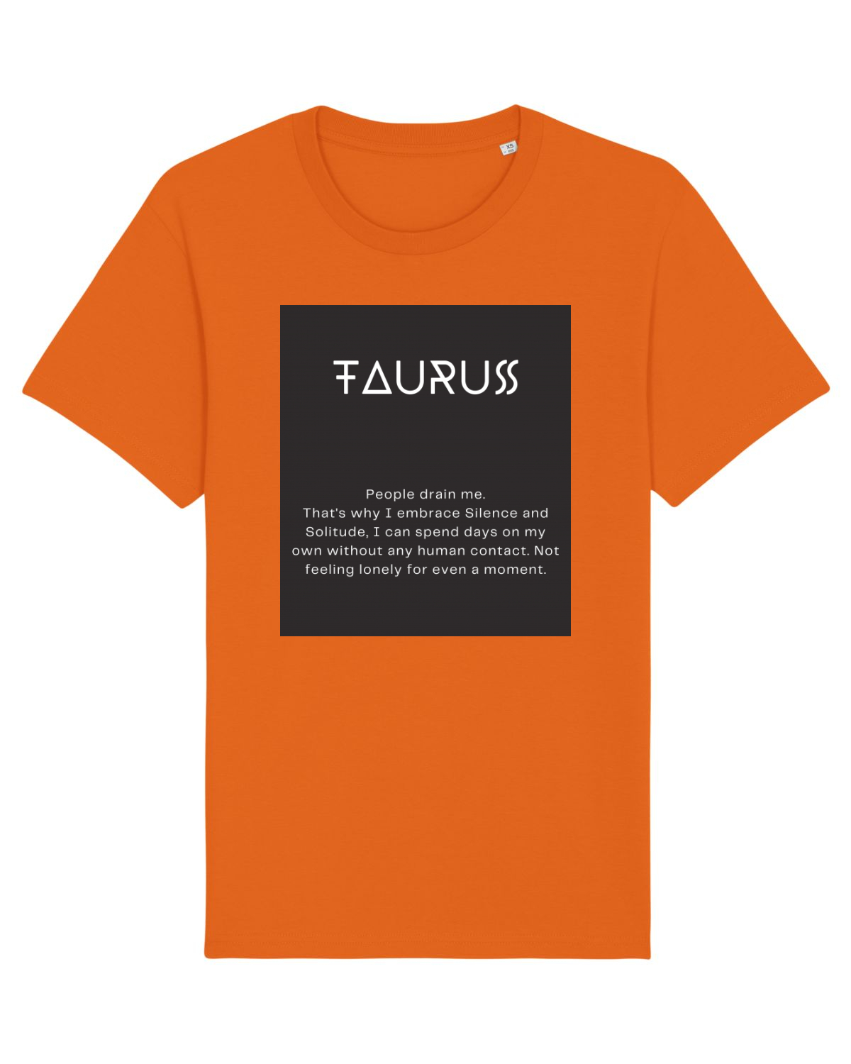 Tricou mânecă scurtă Unisex Rocker Bright Orange