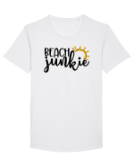 Beach Junkie Tricou mânecă scurtă guler larg Bărbat Skater