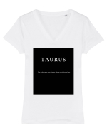 Taurus 400 Tricou mânecă scurtă guler V Damă Evoker