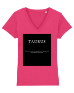 Taurus 397 Tricou mânecă scurtă guler V Damă Evoker