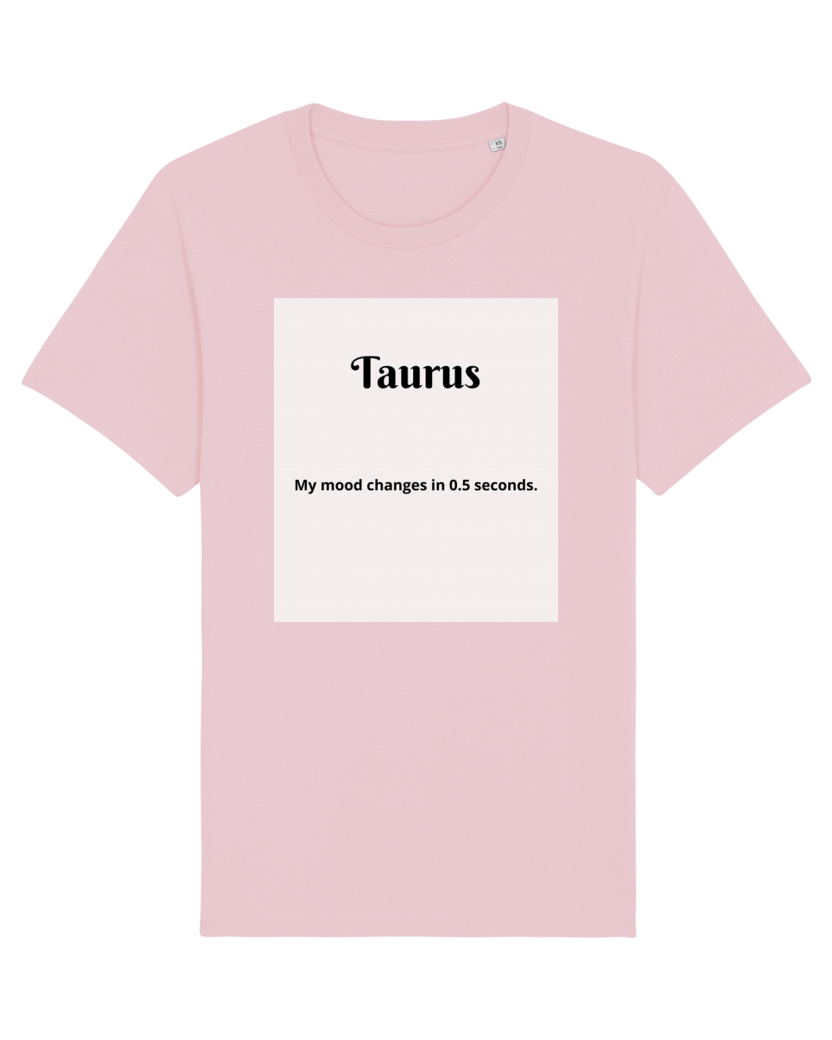 Tricou mânecă scurtă Unisex Rocker Cotton Pink