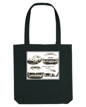 american muscle car Black