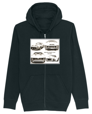 american muscle car Black