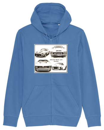 american muscle car Bright Blue