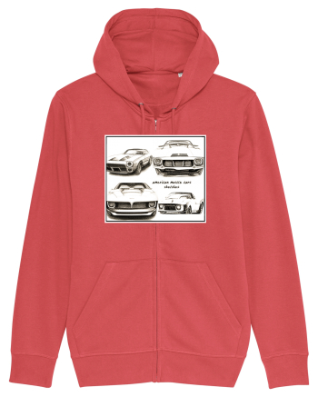 american muscle car Carmine Red