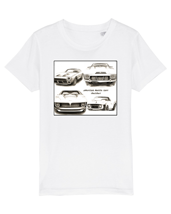 american muscle car White