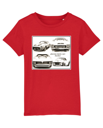 american muscle car Red