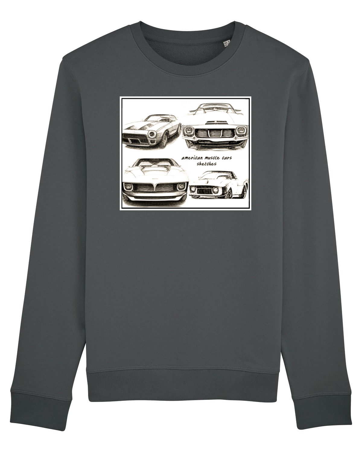 Bluză mânecă lungă Unisex Rise Anthracite