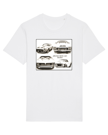american muscle car White