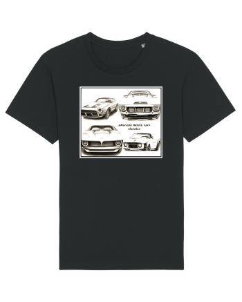 american muscle car Black