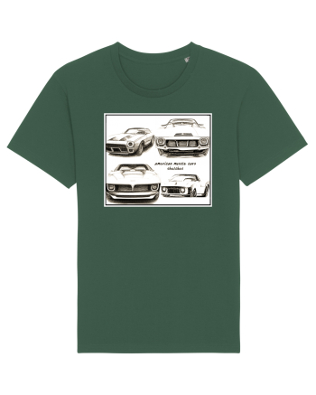 american muscle car Bottle Green
