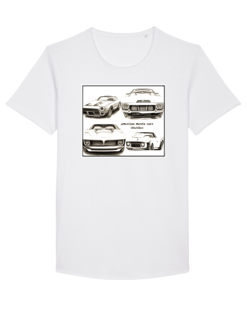 american muscle car White
