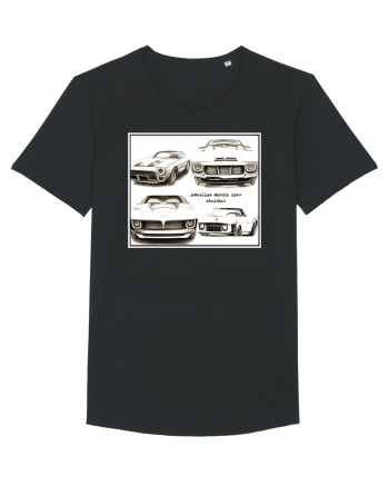 american muscle car Black