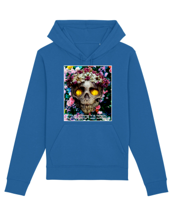 flower skull Royal Blue