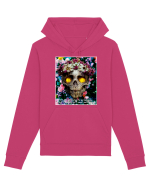 flower skull Hanorac Unisex Drummer