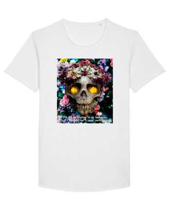 flower skull White