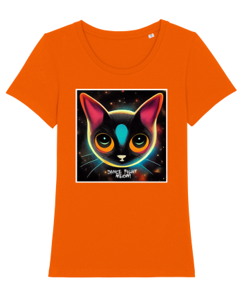 dance cat Bright Orange