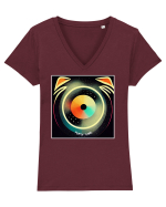 party time Tricou mânecă scurtă guler V Damă Evoker