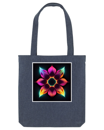 mandala flower Midnight Blue