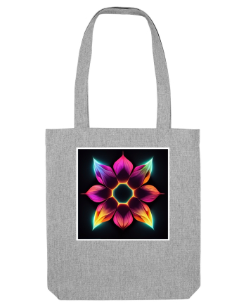 mandala flower Heather Grey