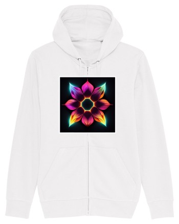 mandala flower White