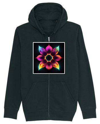 mandala flower Black
