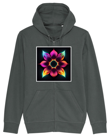 mandala flower Anthracite