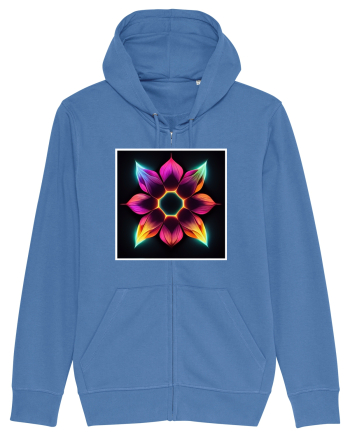 mandala flower Bright Blue