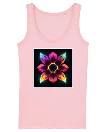 mandala flower Cotton Pink